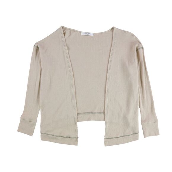 Project Social T Womens Thermal Cardigan Blouse, Brown, NWT - Picture 1 of 2